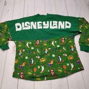 Disneyland enchanted Tiki Room spirit blazer parrots Disney Parks top shirt long